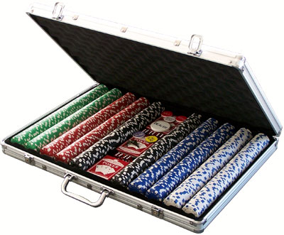Pokerset Standard - 1000 Chips im Alukoffer SD 101