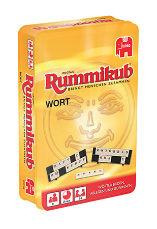 Original Rummikub kompakt - Wort Metalldose