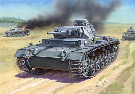 Operation Barbarossa 1941 - Mittlerer Deutscher Panzer III