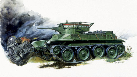 Operation Barbarossa 1941 - Sovietischer Panzer BT-5
