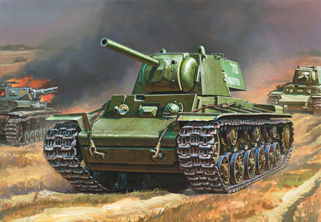 Operation Barbarossa 1941 - Sovietischer schwerer Panzer KV-1
