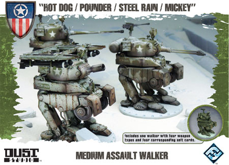 Dust Tactics - Medium Assault Walker (engl.)