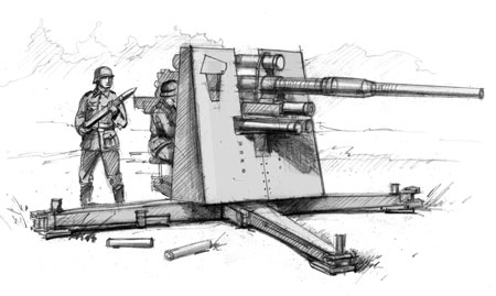 Operation Barbarossa 1941 - Deutsches 88mm Flak