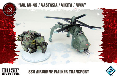 Dust Tactics: SSU Airborne Walker Transport (engl.)
