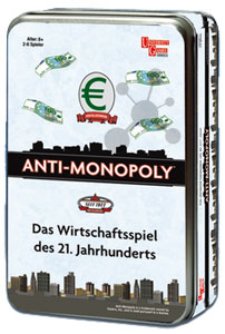 Anti Monopoly Reisespiel Metallbox