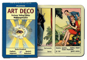 Art Deco Wahrsagekarten