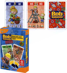 Bob der Baumeister - Quartett- und Konstruktionsspiel