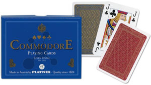 Commodore Blue Spielkarten