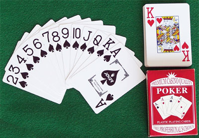 2 Premium Plastik Pokerkartensets