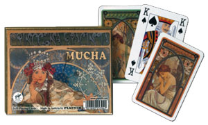 Mucha - Hyacinta Spielkarten