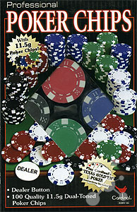 Professional Pokerchips 100 Stk. (11.5g)