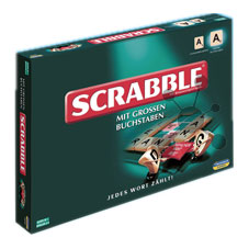 Scrabble - Mit groen Buchstaben