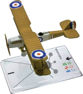 Wings of War Miniatures I - De Havilland D.H.4 Piloten Cadbury und Leckie