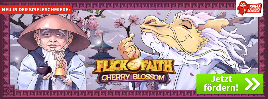 Jetzt in der Spieleschmiede: Flick of Faith - Kirschblüte