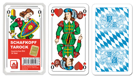 Spielkarten von Frobis 10 Tarock Schafkopf Leinen Kartenspiele Bayerisches Bild 