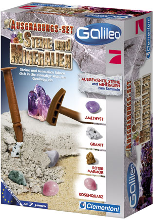 Galileo Ausgrabungsset - Steine und Mineralien (ExpK)