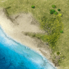 Spielmatte Küste (90 x 90 cm) 