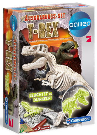 Galileo - Ausgrabungsset "T-Rex" nachtleuchtend (ExpK)