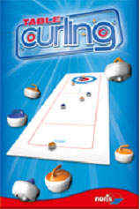 FEYV Curling Board Leichtes faltbares Tisch-Curling-Spiel Edelstahl Interessant für Erwachsene