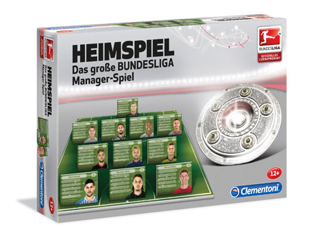 Clementoni Heimspiel Bundesliga Manager Gesellschafts Brett Spiel Fußball Game