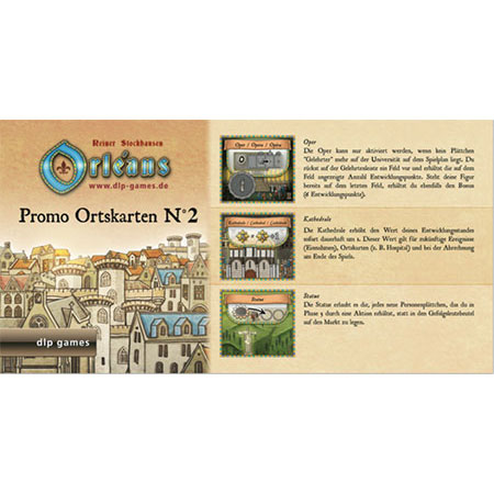 Orléans - Promo Ortskarten (Sonderedition 2) Erweiterung
