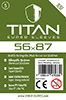 Shield Titan 5 - 100 Super Sleeves für Kartengröße 56 x 87 mm