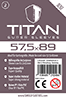Shield Titan 2 - 100 Super Sleeves für Kartengröße 57,5 x 89 mm
