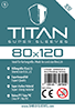 Shield Titan - 100 Super Sleeves für Kartengröße 80 x 120 mm