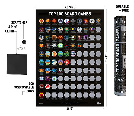 Scratch-Off Poster - Top 100