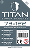 Shield Titan - 100 Super Sleeves für Kartengröße 73 x 122 mm