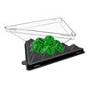 Mini Würfelpyramide - grün (Erweiterung für Das Spiel)