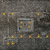 Spielmatte Dungeon Opferraum (90x90cm) 