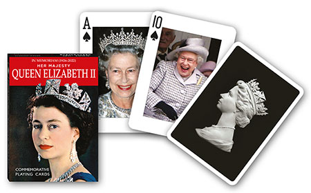 Gedenk-Kartenspiel - Queen Elizabeth II (Collectors Cards)