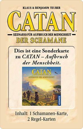 Catan - Der Schamane (Sonderkarte für Aufbruch der Menschheit)