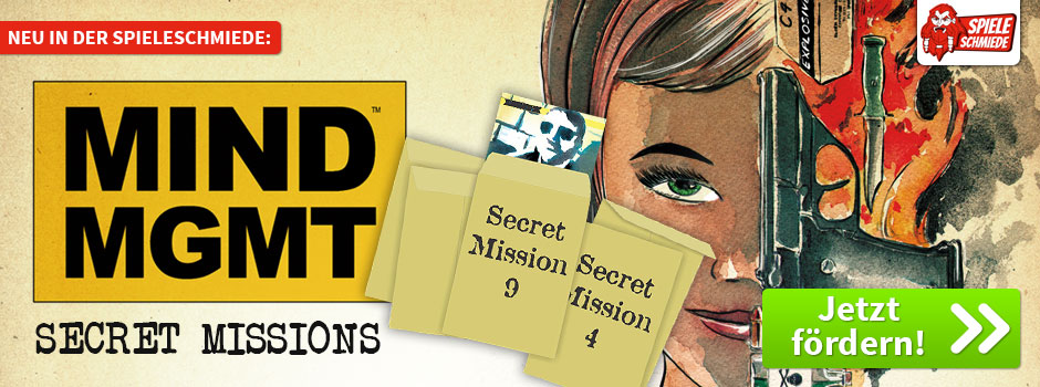 Jetzt in der Spieleschmiede: Mind MGMT - Secret Missions